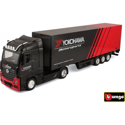 Bburago MB Actros Gigaspace Trailer Yokohama 1:43