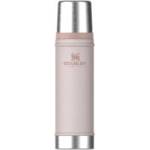 STANLEY 1913 Classic Legendary Thermos Bottle 0.59L - Thermos Keeps Hot or Cold for 18 Hours - Stainless Steel Thermos Flask - BPA Free - Dishwasher Safe - Rose Quartz - 100000116116