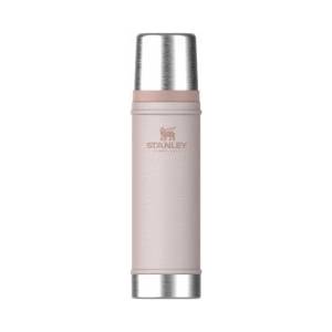 STANLEY 1913 Classic Legendary Thermos Bottle 0.59L - Thermos Keeps Hot or Cold for 18 Hours - Stainless Steel Thermos Flask - BPA Free - Dishwasher Safe - Rose Quartz - 100000116116