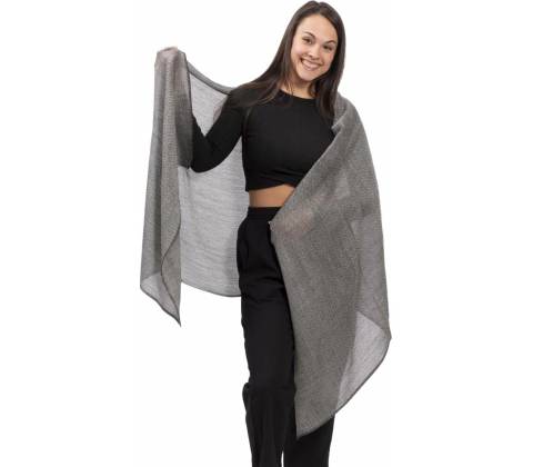 Pashmina ROHAN šedá
