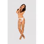 Obsessive Жартиер колан Pas-do-poczoch-Bianelle-Biay-BiayV-58884-Biały - Черен, размер L/XL