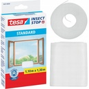 Tesa Sieťka na okno, proti hmyzu, suchý zips, 1,1 x 1,3 m, , biela