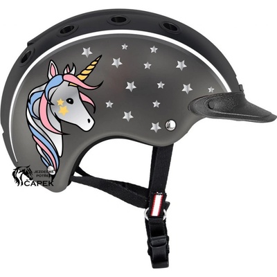 Casco Přilba NORI 2 EINHORN Černá Šedá
