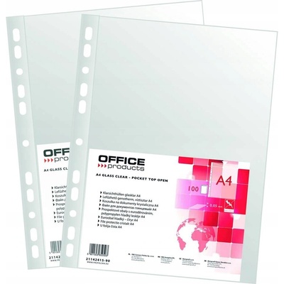 Office Products A4 40 mikronů transparentní 100 ks – Sleviste.cz
