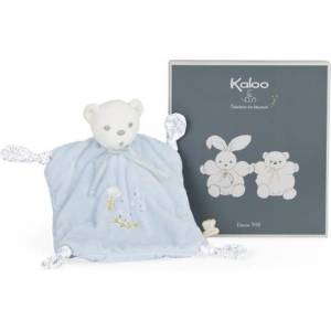 Kaloo Плюшено мече за бебе Синьо мече Perle (K969956)