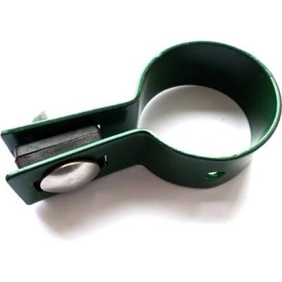 Plotová objímka pro kulatý sloupek ⌀48mm,koncová-zelená