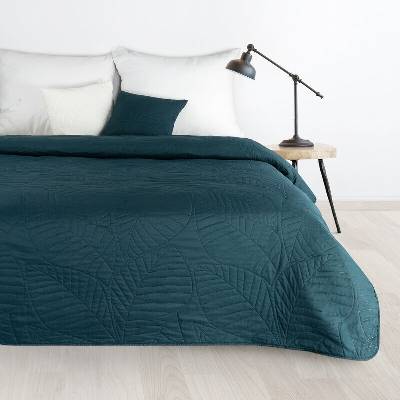 Takoy DESIGN 91 Přehoz na postel s raženým motivem listů -HF-404791 170 x 210 cm
