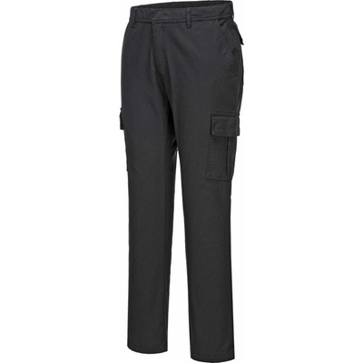 Portwest S231 Streč Slim Combat nohavice čierna, skrátená