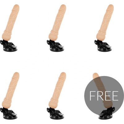 BASECOCK REALISTIC VIBRATOR REMOTE CONTROL FLESH 19.5 CM