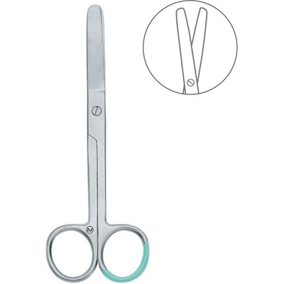 Hartmann-Rico Peha chirurgické nožnice, tupé, rovné 14,5 cm