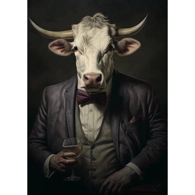 Obraz Decopanel Elegant bull 136x98cm