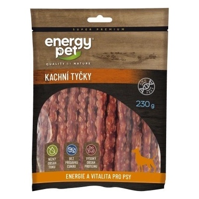 Energy Pet kachní tyčky 230 g