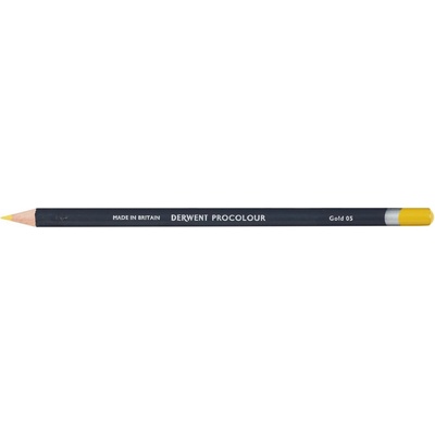Derwent 10464_GOL Procolour umělecké pastelky kusové 1 ks Gold 05