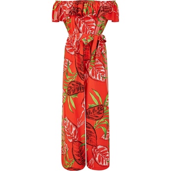 Mela London Women's Bardot Jumpsuit - Red