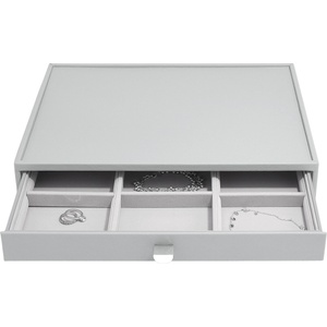Stackers Ковчеже за бижута Stackers Pebble 9 камери с чекмедже supersize каменносиво (75907)