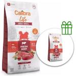 Calibra Dog Life Adult Small Fresh Beef 6 kg + 1, 5 kg ZADARMO