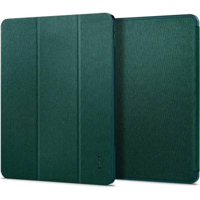Spigen Urban Fit Case - термополиуретанов (TPU) кейс с поставка и отделение за Apple Pencil 2 за iPad Pro 12.9 M2 (2022), iPad Pro 12.9 M1 (2021) (зелен)