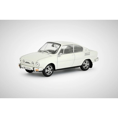 Abrex škoda 110R coupe 1978 šedobilá černá 1:43