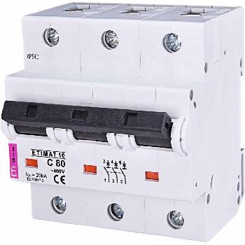 ETI Автоматичен прекъсвач 3p C 80A 20kA (2135731)
