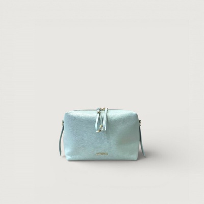 Coccinelle NORY crossbody kožená MINI kabelka Aquamarine E1U45150101B33TU