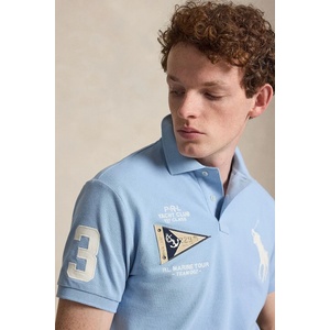 Ralph Lauren тениска с яка мъжка от памук (710B21921) - answear - 430,09 лв
