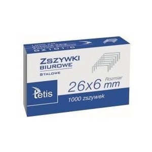 TETIS Office staples 26/6 1000pcs GZ101-C