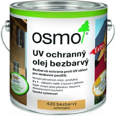 Osmo 420 UV Ochranný olej Extra 2 x 2,5 l Bezbarvý