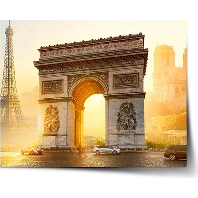 Sablio Plagát Paríž Víťazný oblúk - 60x40 cm