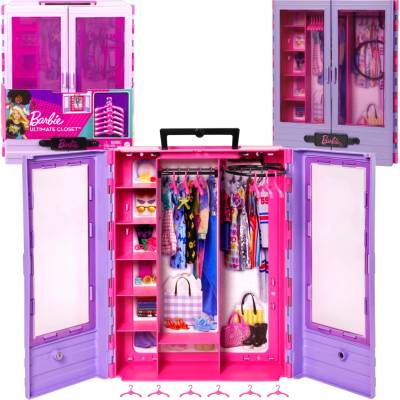 Mattel Barbie Fashionistas Šatní skříň fialová