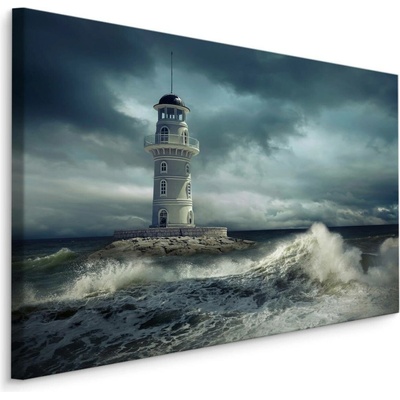 Plátno Maják A Bouřlivé Moře Varianta: 70x50