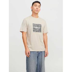 JACK & JONES Тениска jcotarmac camo front tee ss crew neck ln (122732394704281)