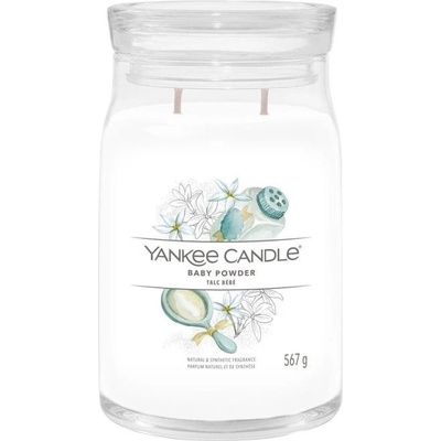 Yankee Candle Signature Baby Powder 567 g – Zboží Mobilmania