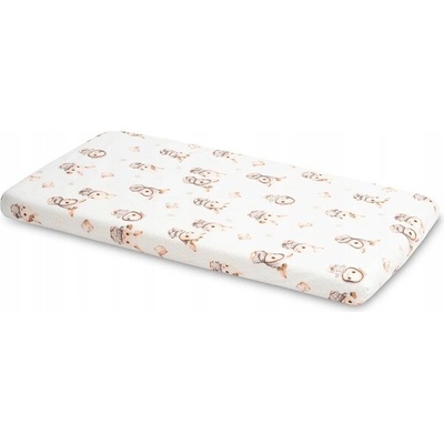 SENSILLO Prostěradlo S POTISKEM KRÁLÍČKŮ 60 x 120