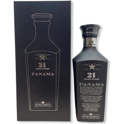 Rum Nation Paper Panama 21y 43% 0,7 l (kartón)