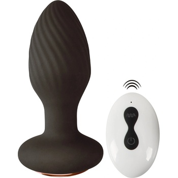 Anos RC Rotating Butt Plug Black