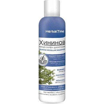 Herbal Time Micelárny šampón s chinínom a kofeínom 200 ml