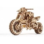 UGears Scrambler UGR-10 with sidecar Mechanical model