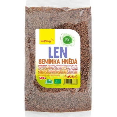Wolfberry Ľanové semienko hnedé BIO 500 g