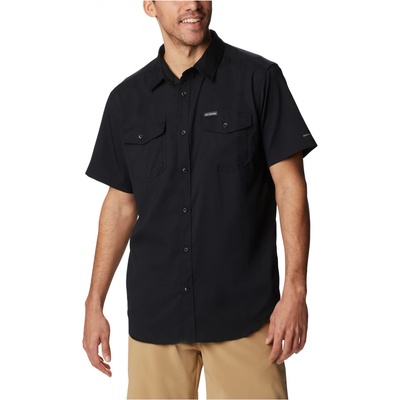 Columbia Мъжка риза с копчета Columbia Utilizer II Solid Short Sleeve Shirt - Black (033-1639-0111)