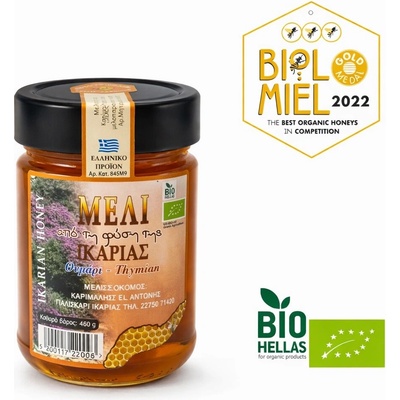 MELI IKARIAS Tymiánový BIO med z ostrova Ikaria 460g
