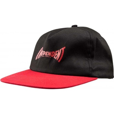 INDEPENDENT Breakneck Snapback Cap Black/Red BLACK-RED
