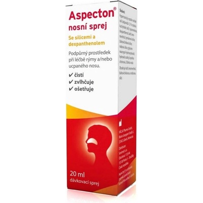 Aspecton nosní sprej s obsahem silic a dexpanthenolu 20 ml