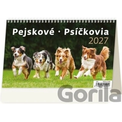 Pejskové stolní Helma 2027