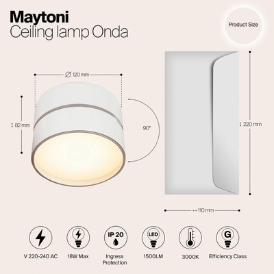 Maytoni C024CL-L18W