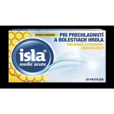 Isla Medic Acute citrus med 20 pastilek