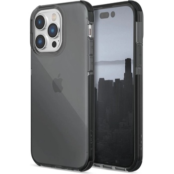 Raptic Кейс Raptic X-Doria Clear Case за iPhone 14 Pro, брониран гръб, сив