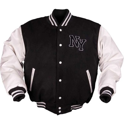Bunda Mil-tec NY Baseball prechodná čierná/biela