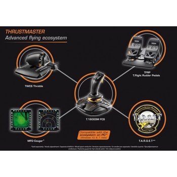 Image 1 of Thrustmaster T16000M FCS Flight Pack (2960782)