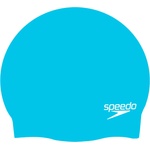 Speedo Шапка за плуване Speedo Plain Moulded Silicone Cap Swim cap - Blue / Chrome - размер One Size (581-0049-0211)