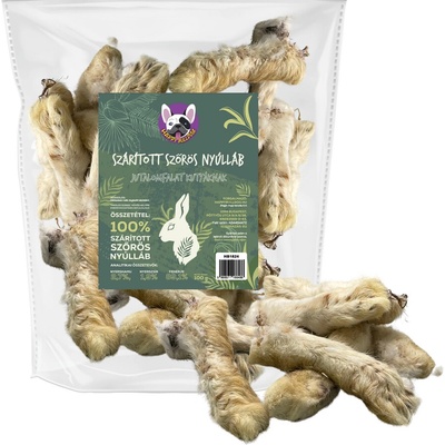 HAPPY BULLDOG Sušené chlpaté králičie stehno 100 g